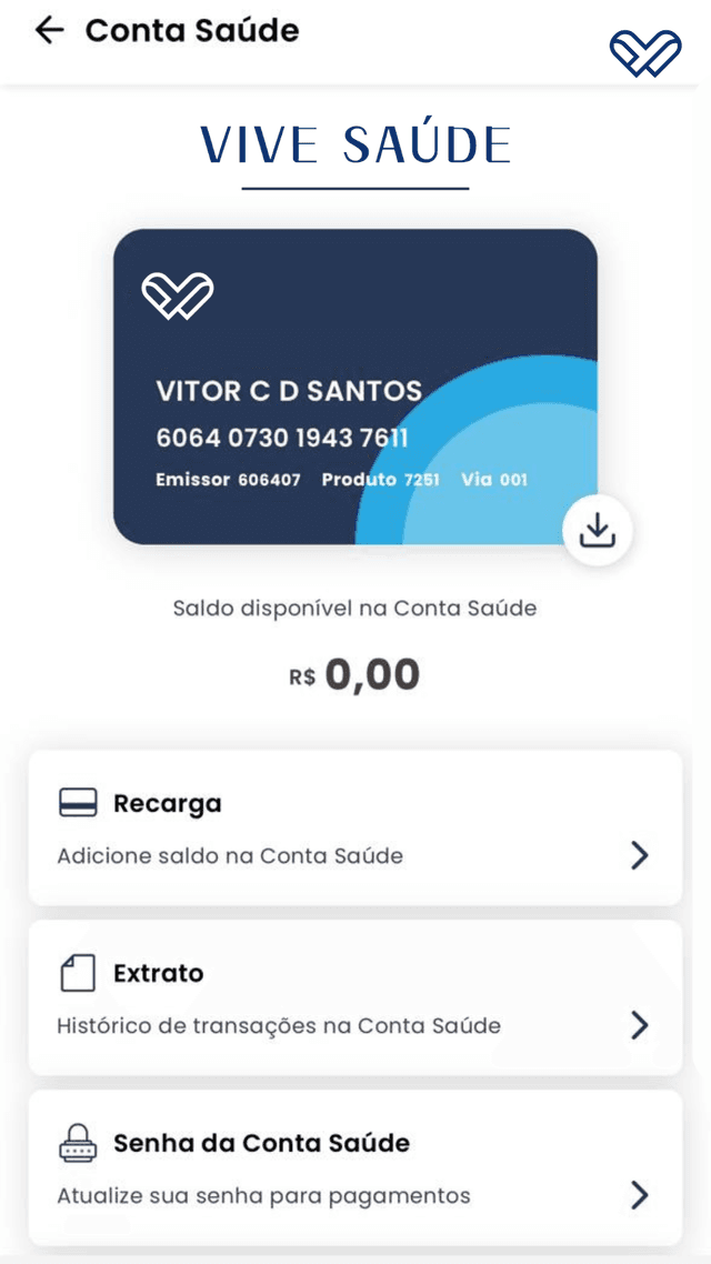 Conta saúde